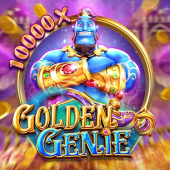 Golden Genie lamp and treasure slot